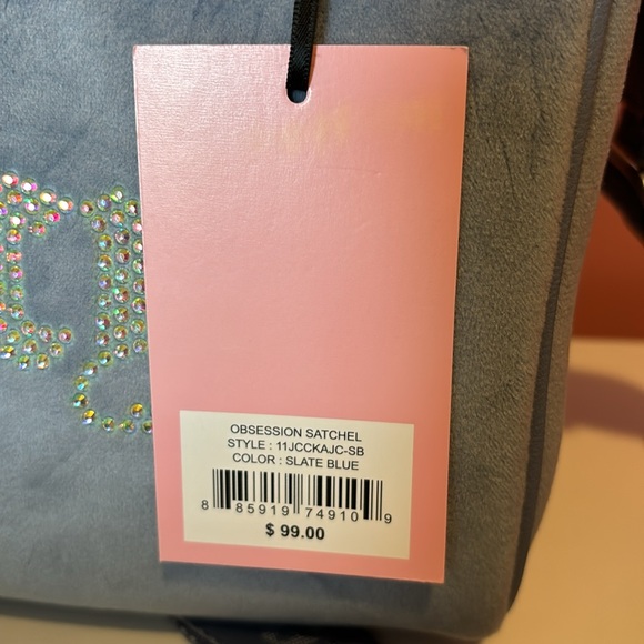 Slate Blue Obsession Satchel - Picture 6 of 6